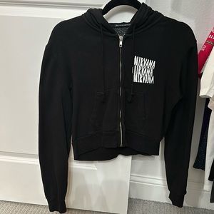Brandy Melville cropped hoodie / jacket